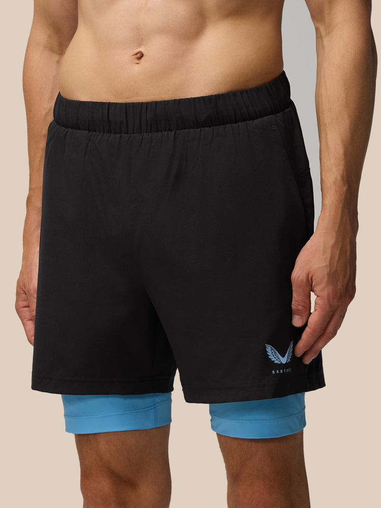 Men's Flow 2-in-1 Shorts - Black
