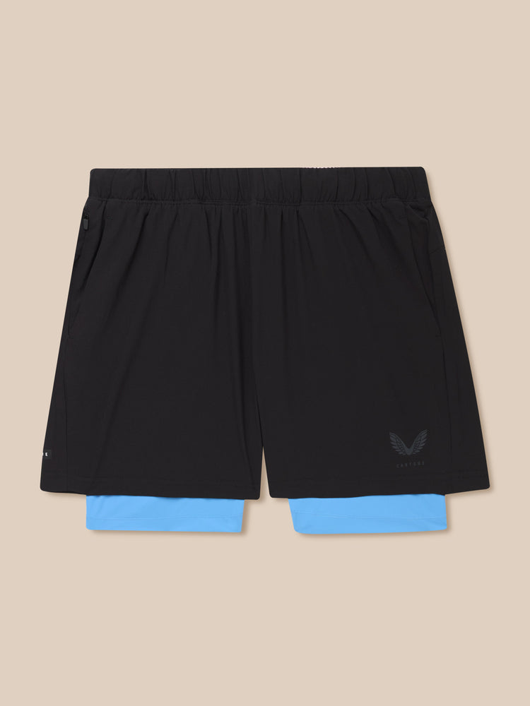 Men's Flow 2-in-1 Shorts - Black