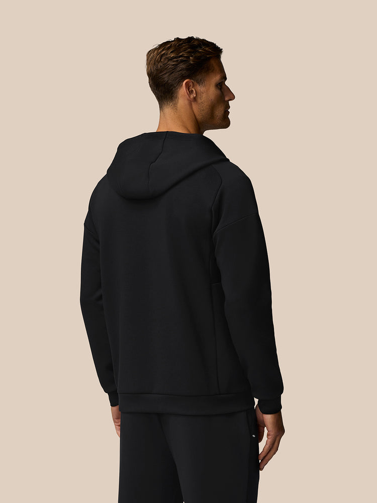 Travel Lifestyle Zip Hoodie - Black