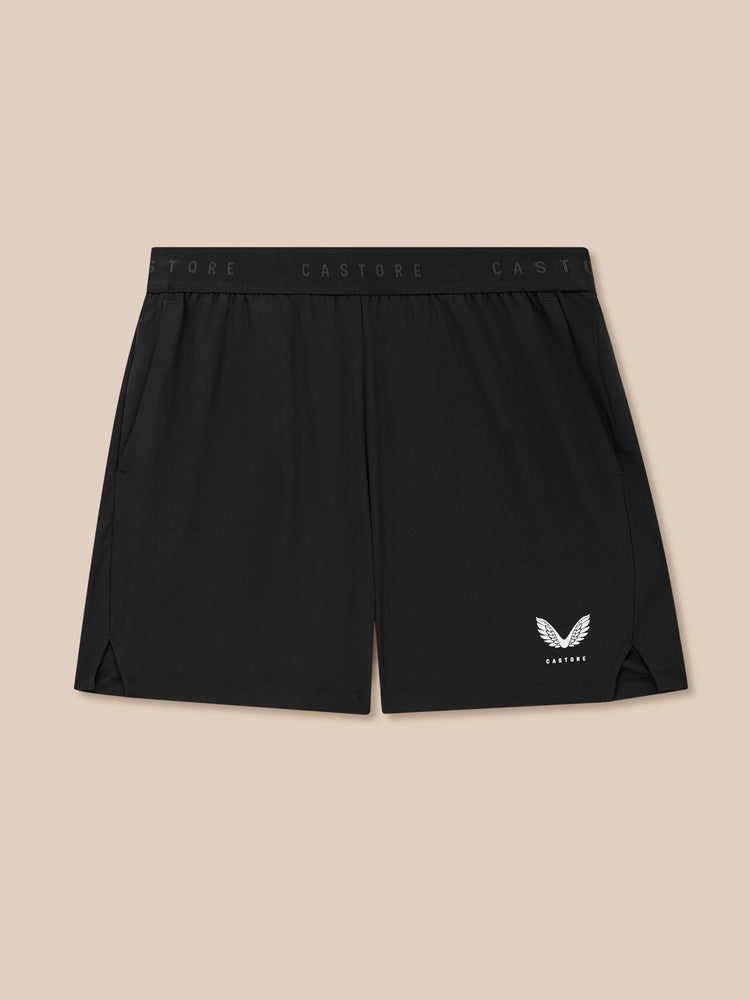 Men's Adapt 5" Branded Elastic Shorts - Black