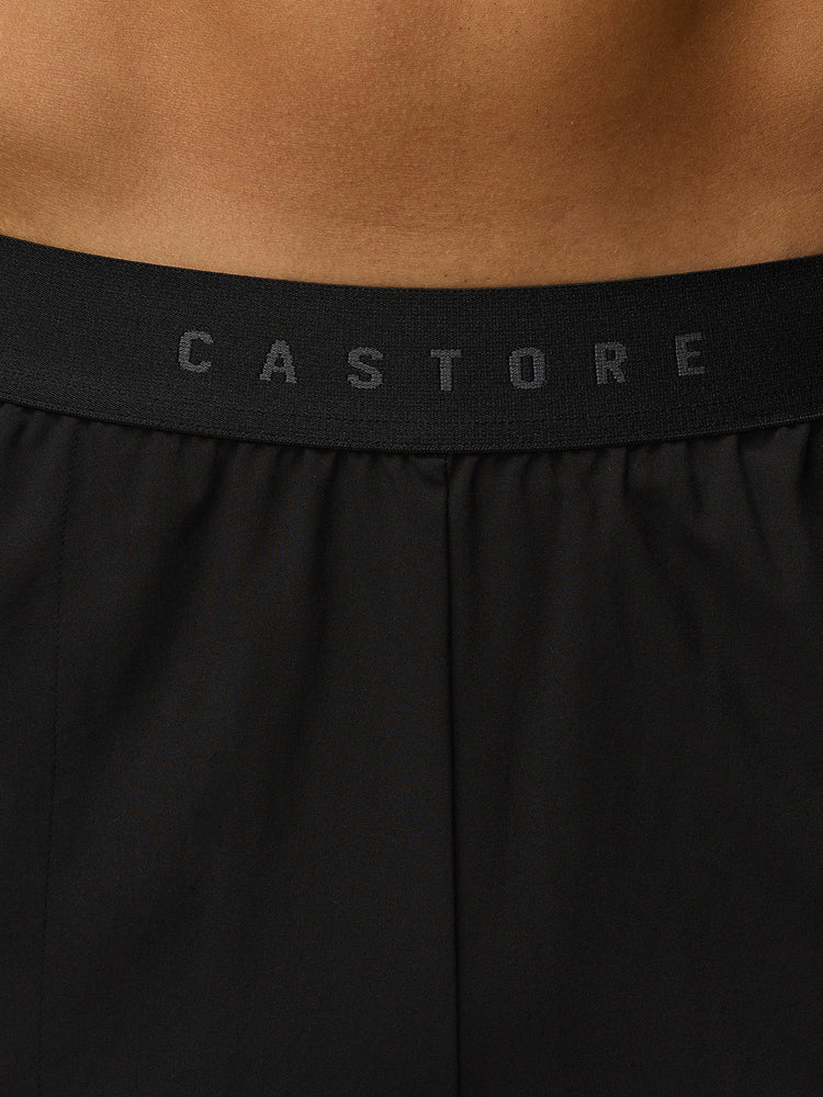 Men's Adapt 5" Branded Elastic Shorts - Black