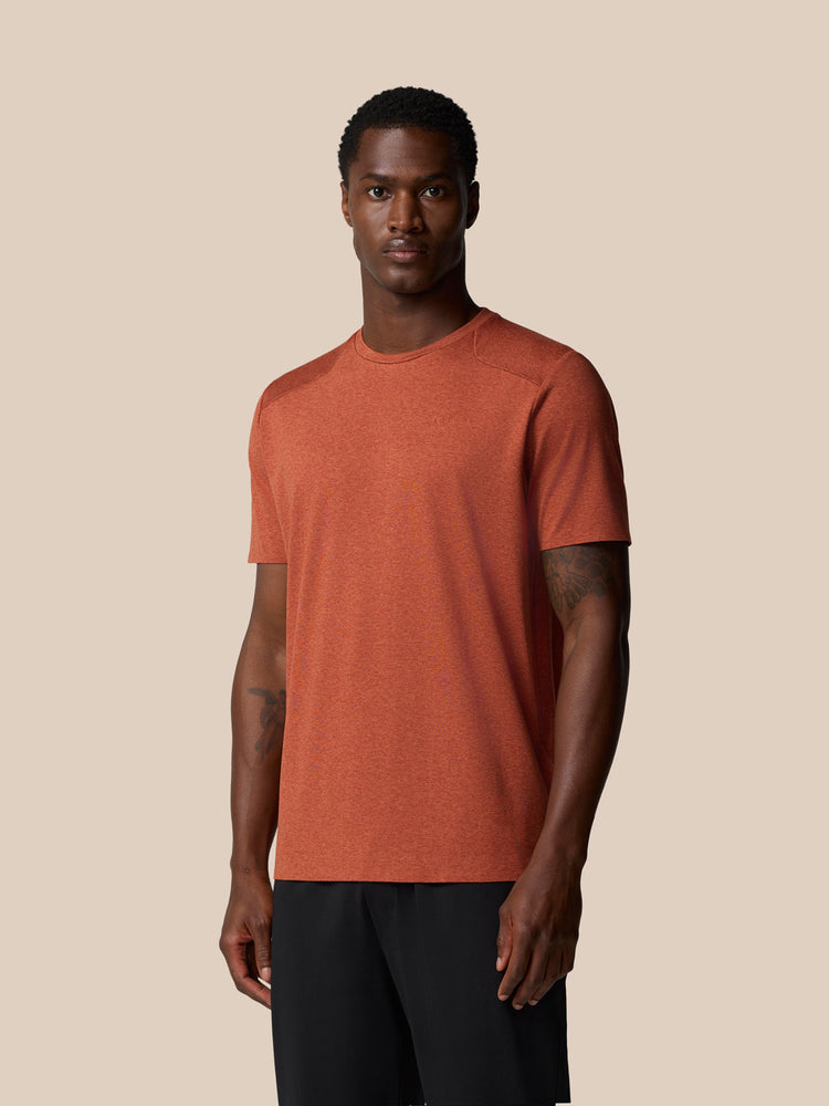 Elevated Lifestyle Short Sleeve T Shirt - Dark Rust