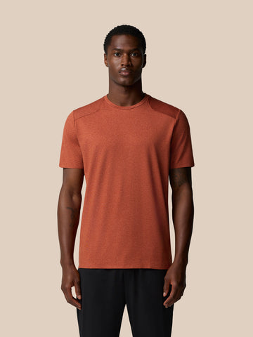 Elevated Lifestyle Short Sleeve T Shirt - Dark Rust