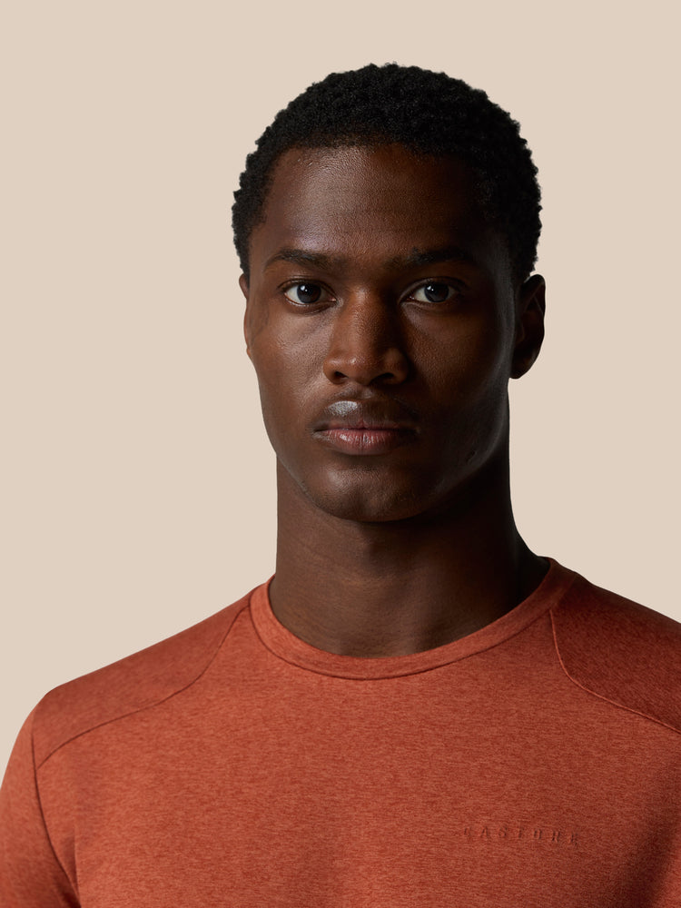 Elevated Lifestyle Short Sleeve T Shirt - Dark Rust