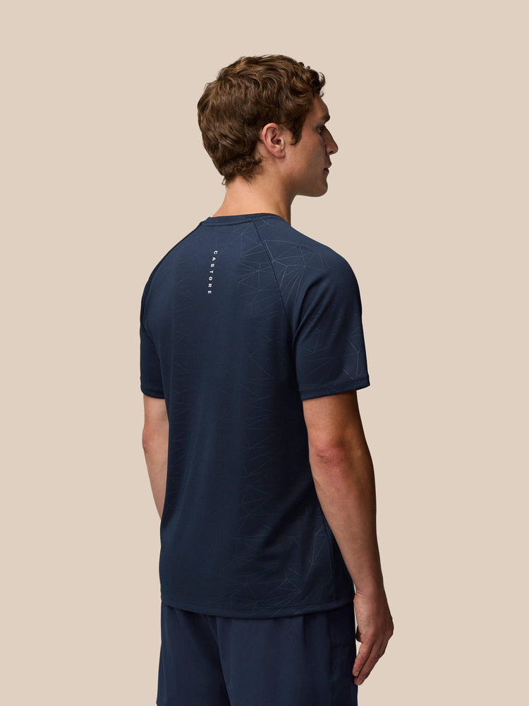 Men's Adapt All Over Print Short Sleeve T Shirt - Navy