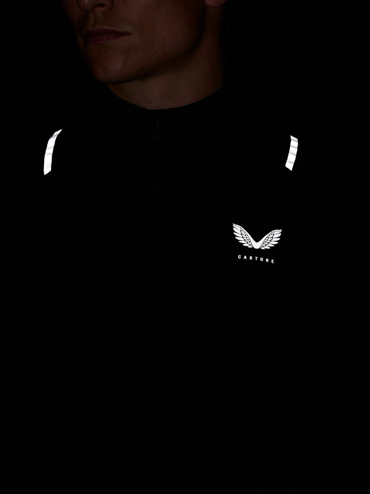Men's Apex Quarter Zip Long Sleeve Top - Black