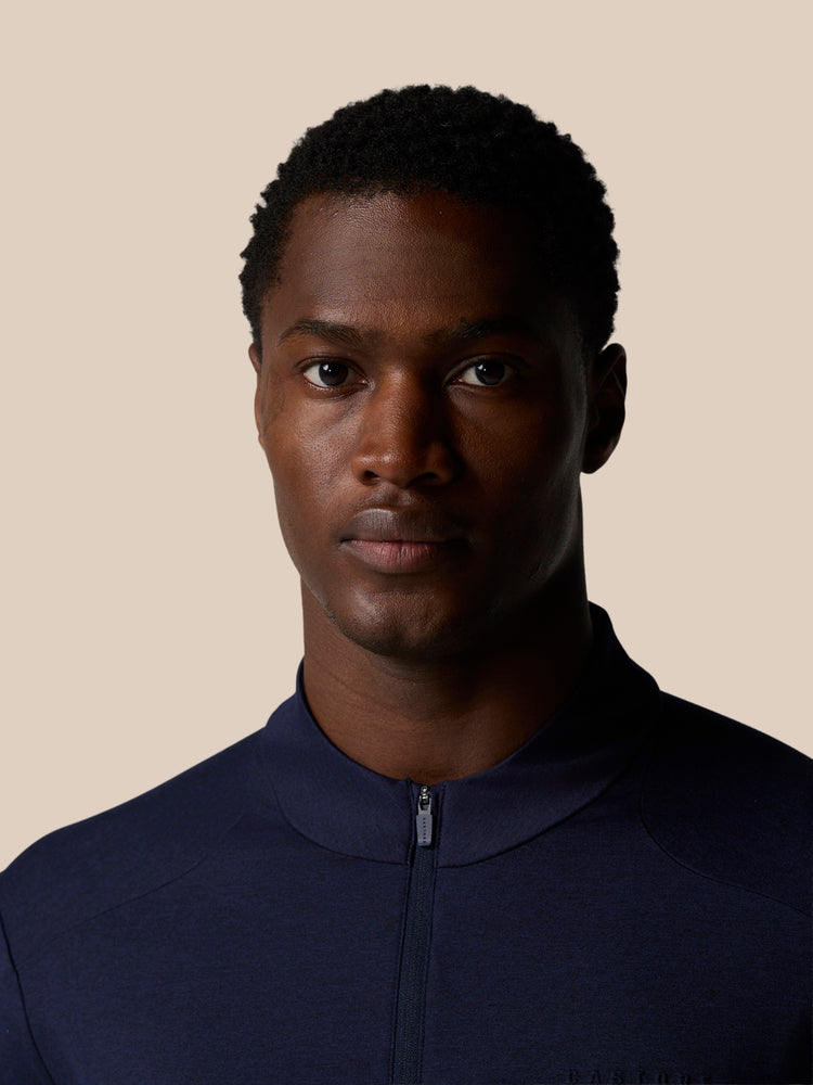 Elevated Lifestyle 1/4 Zip Top - Midnight Navy
