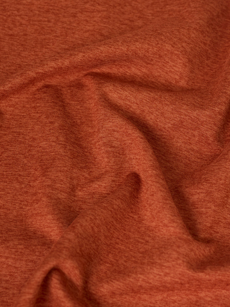 Elevated Lifestyle 1/4 Zip Top - Dark Rust