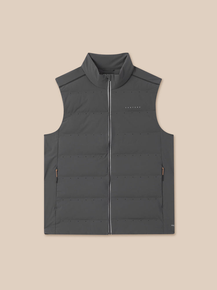 Zone Training LVS Insulated Gilet - Gunmetal/Black Reflective