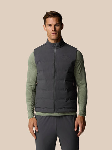 Zone Training LVS Insulated Gilet - Gunmetal/Black Reflective