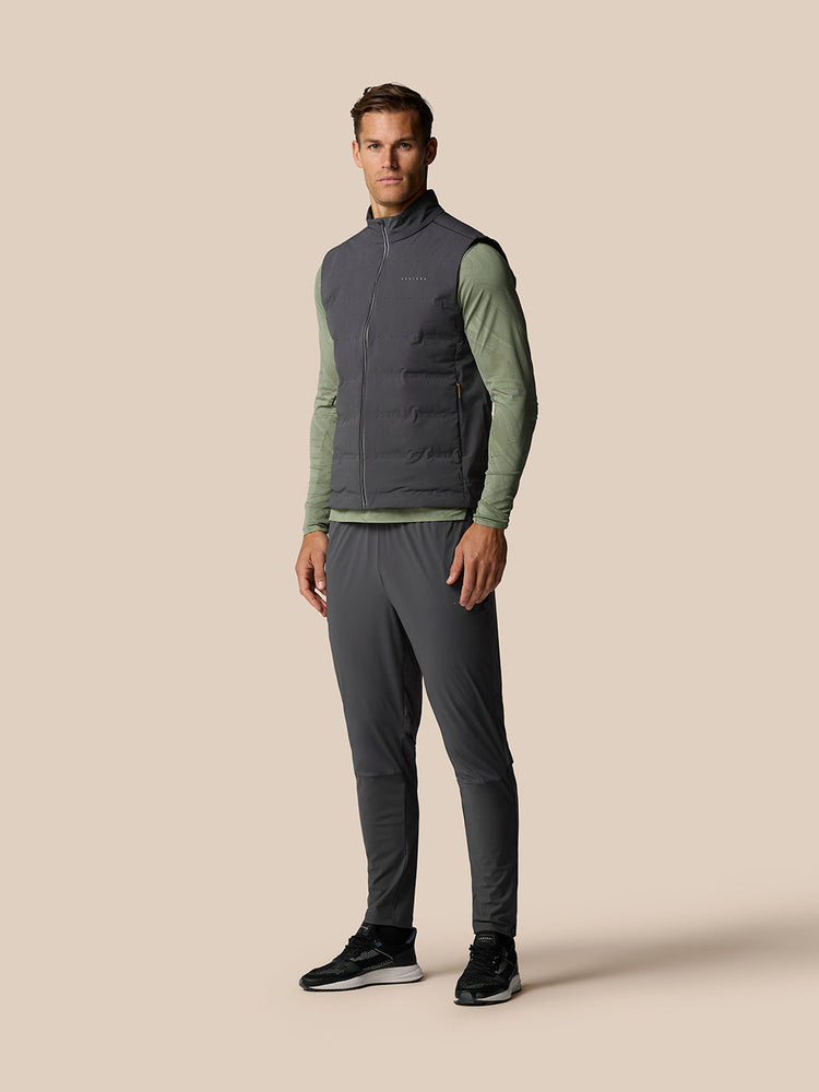 Zone Training LVS Insulated Gilet - Gunmetal/Black Reflective
