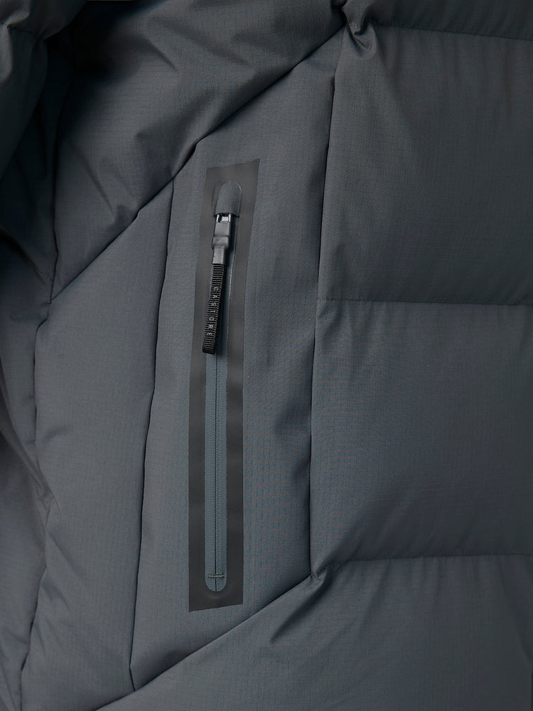 Men's Castore x Paul Smith Long Sleeve Quilted Jacket - Charcoal