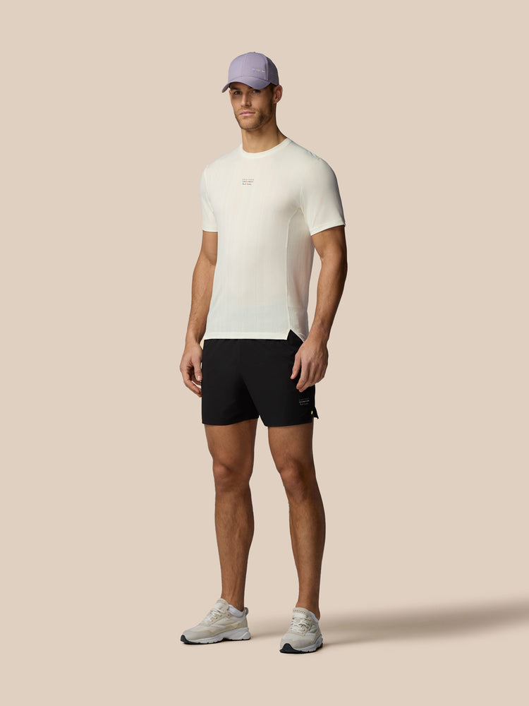 Men's Castore x Paul Smith Performance Engineered Knit Short Sleeve T Shirt - Off White