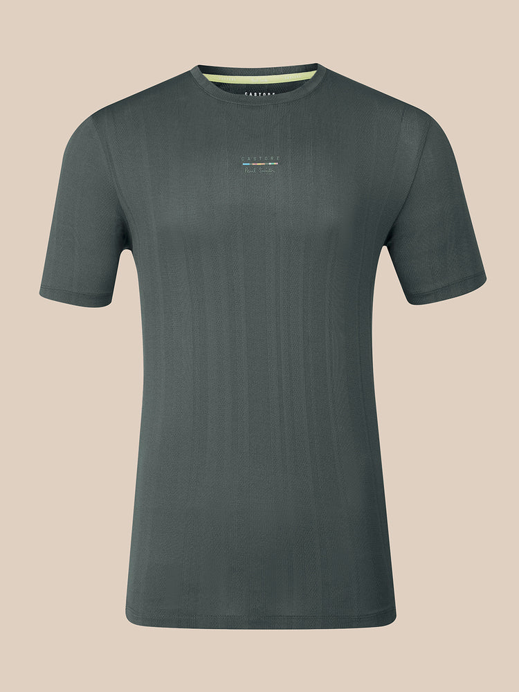 Men's Castore x Paul Smith Short Sleeve T-Shirt - Charcoal