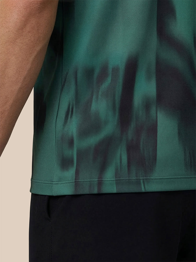 Men's Castore x Paul Smith Performance Printed Polo Top - Teal