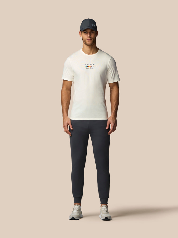 Men's Castore x Paul Smith Graphic Short Sleeve T Shirt - Off White