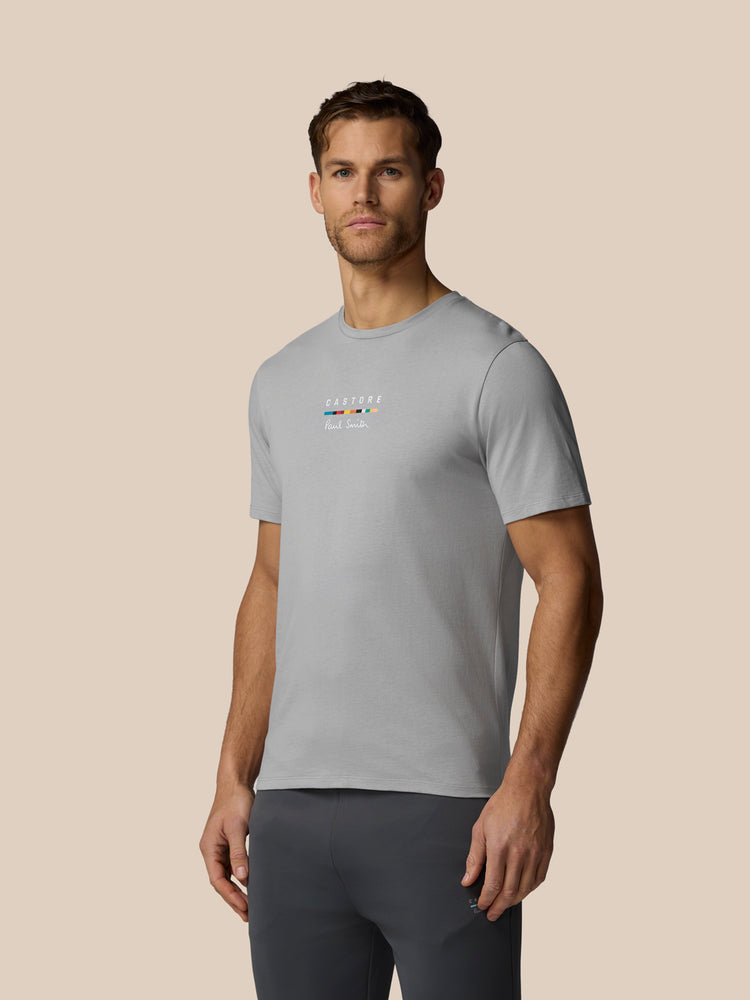 Men's Castore x Paul Smith Graphic Short Sleeve T-Shirt - Alloy