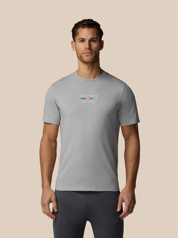 Men's Castore x Paul Smith Graphic Short Sleeve T-Shirt - Alloy