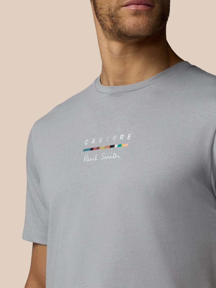 Men's Castore x Paul Smith Graphic Short Sleeve T-Shirt - Alloy