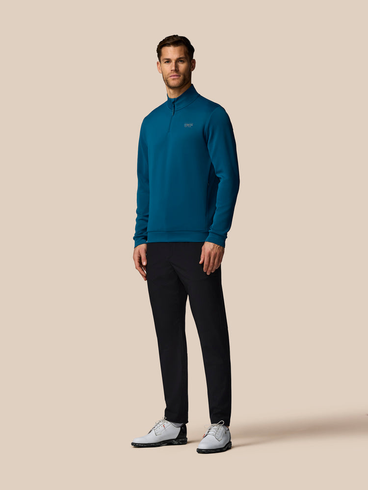 Men's Castore x Paul Smith Technical Quarter Zip Top - Teal