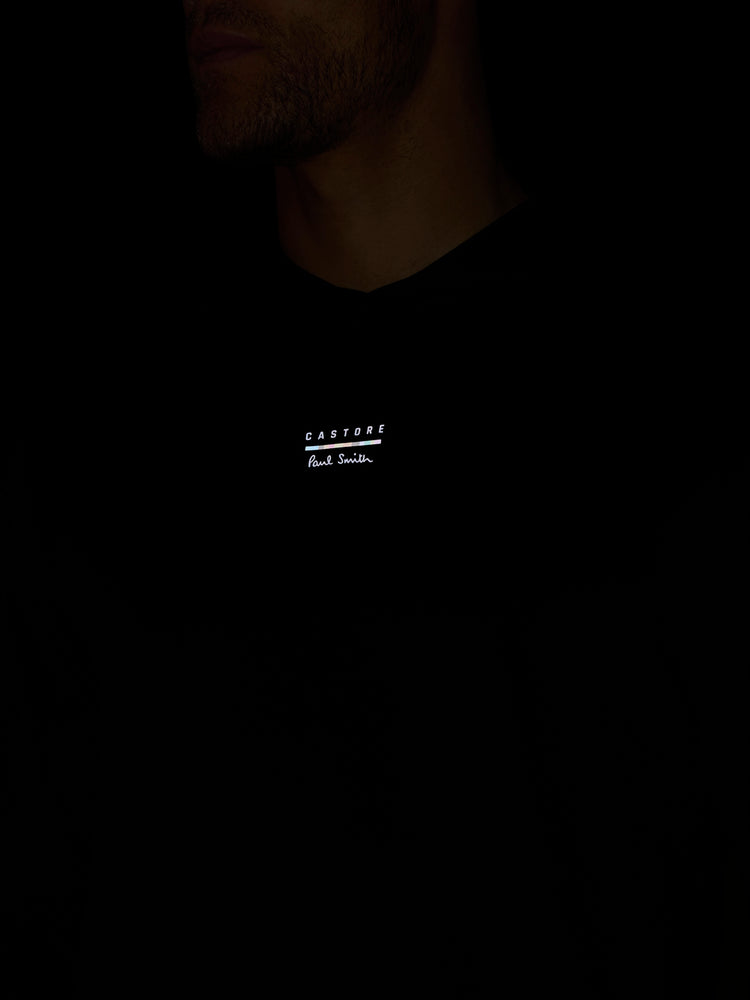 Men's Castore x Paul Smith Long Sleeve Technical Hoodie - Black