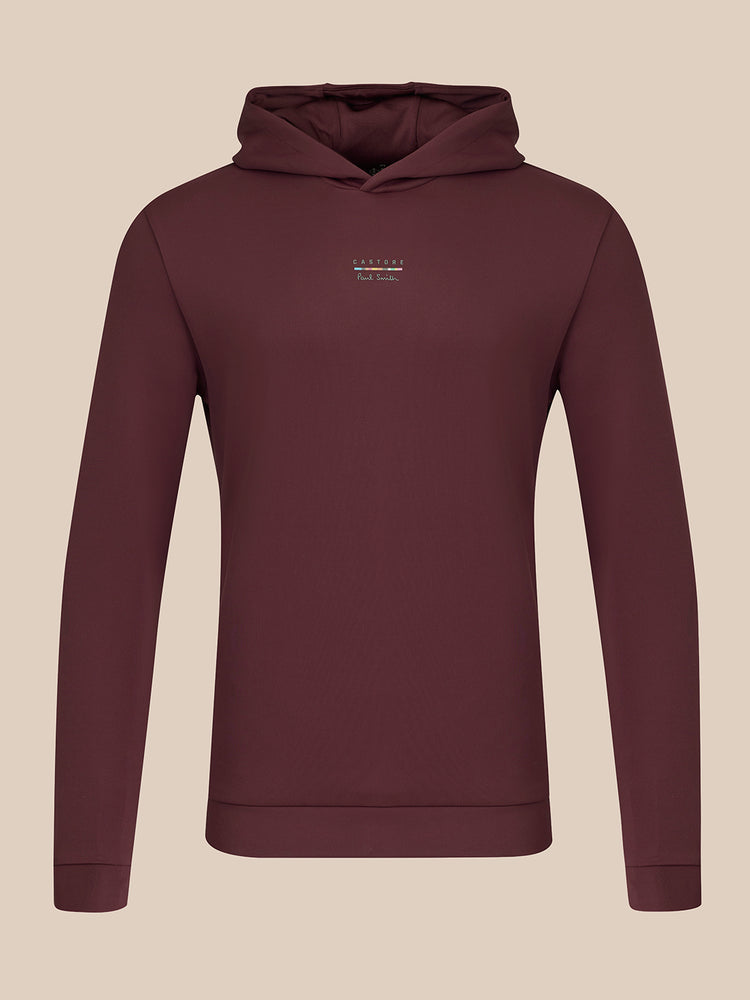 Men's Castore x Paul Smith Athletic Fit Long Sleeve Technical Hoodie - Purple