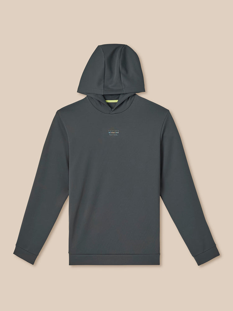 Men's Castore x Paul Smith Long Sleeve Technical Hoodie - Charcoal