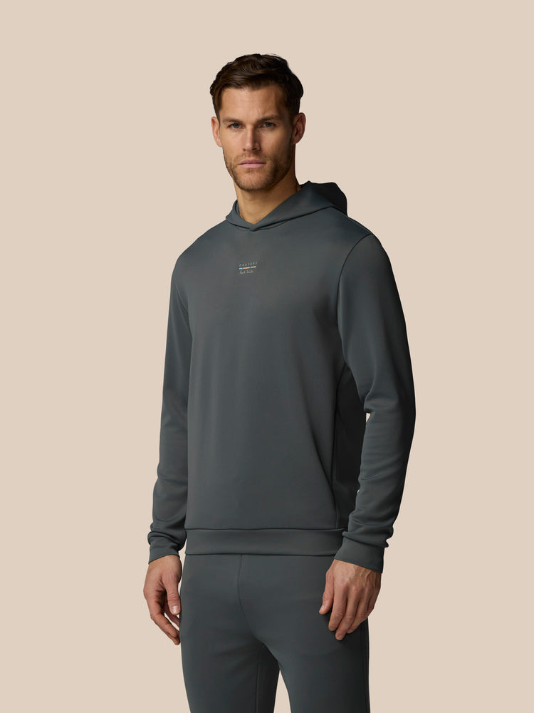 Men's Castore x Paul Smith Long Sleeve Technical Hoodie - Charcoal