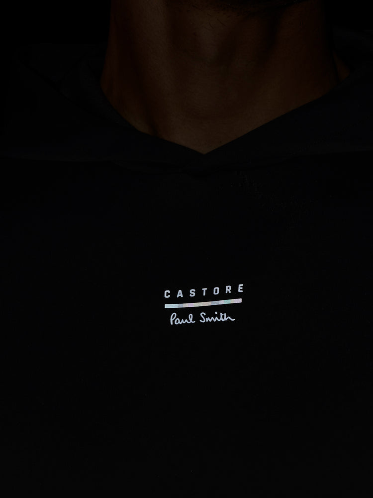 Men's Castore x Paul Smith Long Sleeve Technical Hoodie - Charcoal