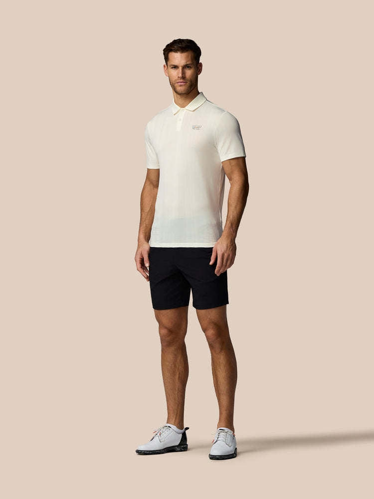 Men's Castore x Paul Smith Performance Engineered Knit Polo Top - Off White