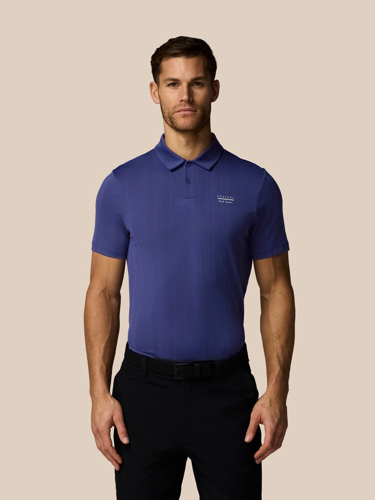 Men's Castore x Paul Smith Performance Engineered Knit Polo Top - Navy