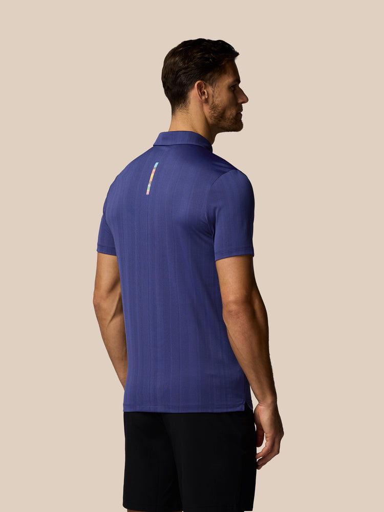 Men's Castore x Paul Smith Performance Engineered Knit Polo Top - Navy