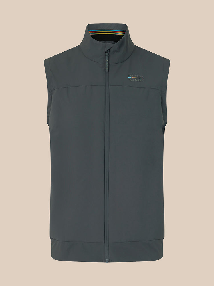 Men's Castore x Paul Smith Gilet - Charcoal