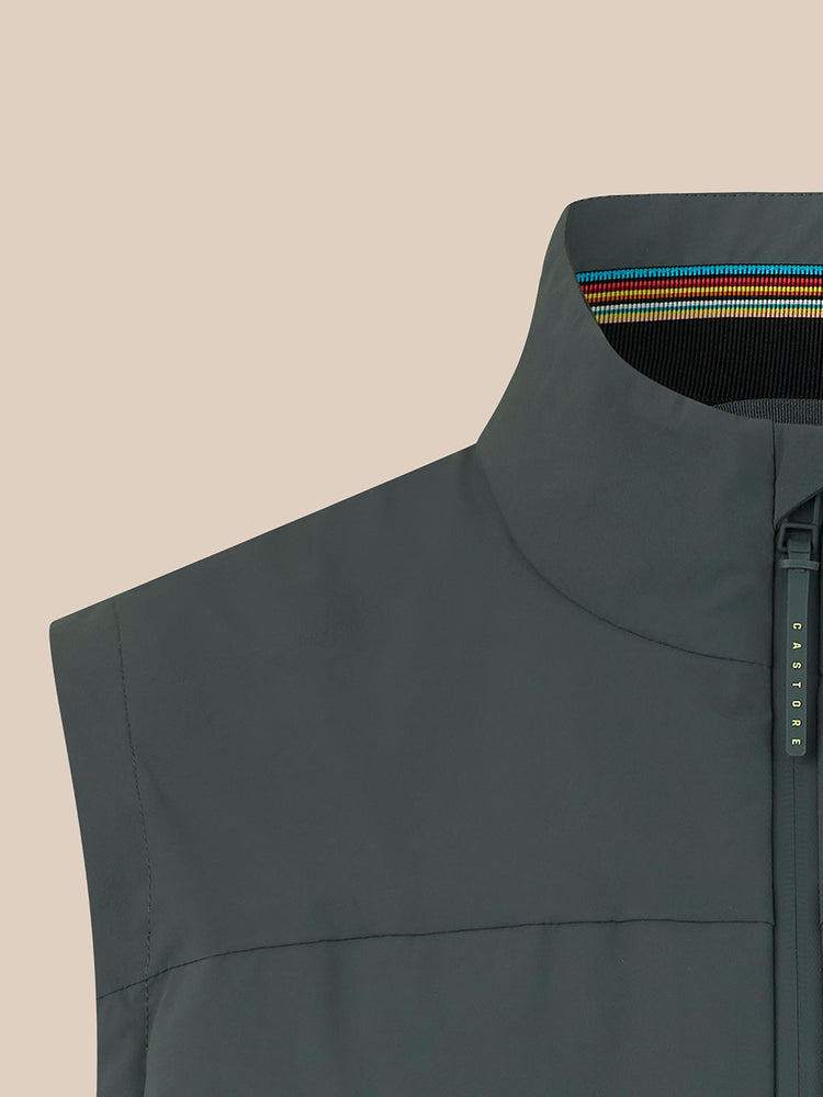 Men's Castore x Paul Smith Gilet - Charcoal