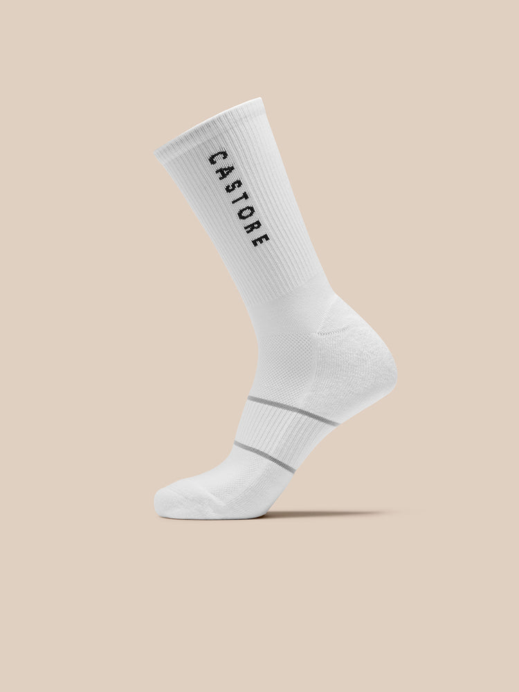 3 Pack Core Crew Socks - White