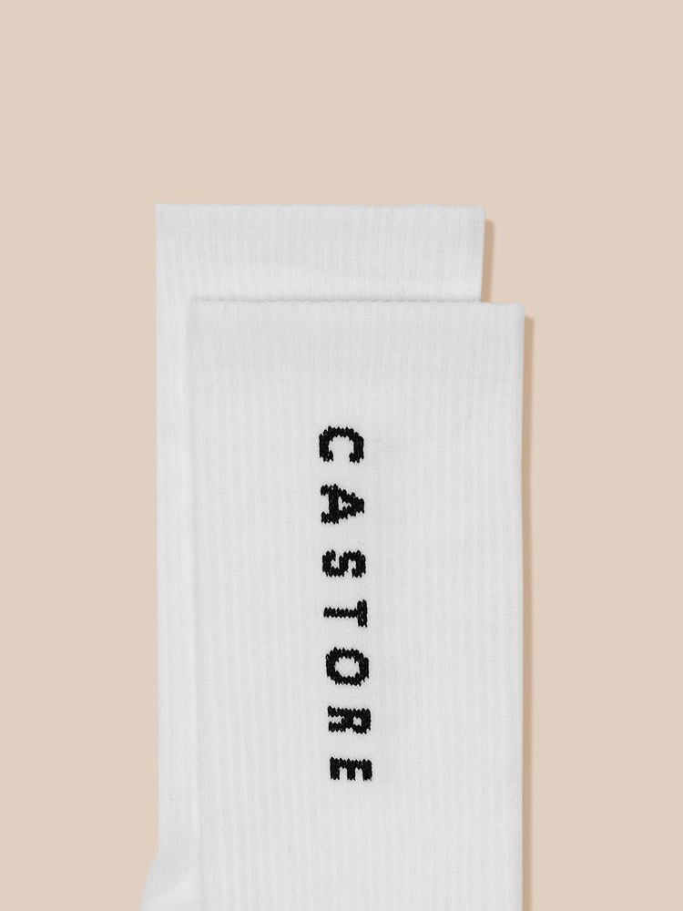 3 Pack Core Crew Socks - White