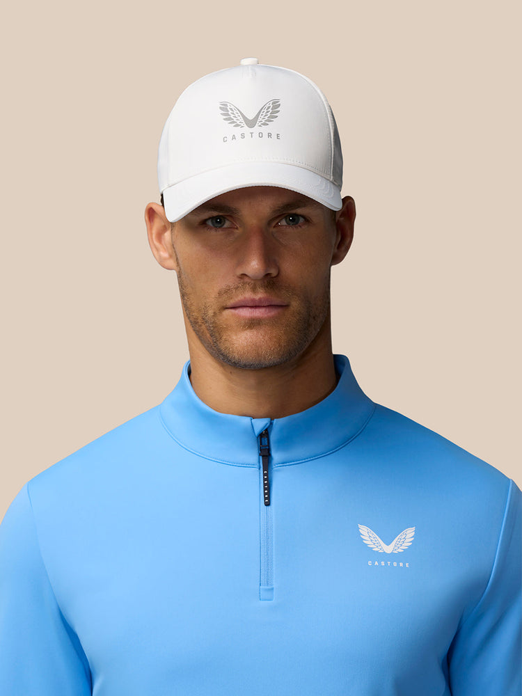 Golf Club Classic 1/4 Zip Top - Cool Blue