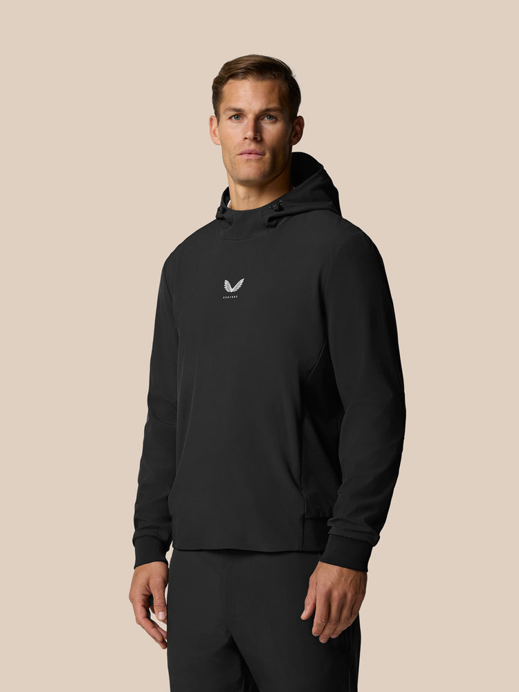 Men's Golf Performance Hoodie - Black/Alloy