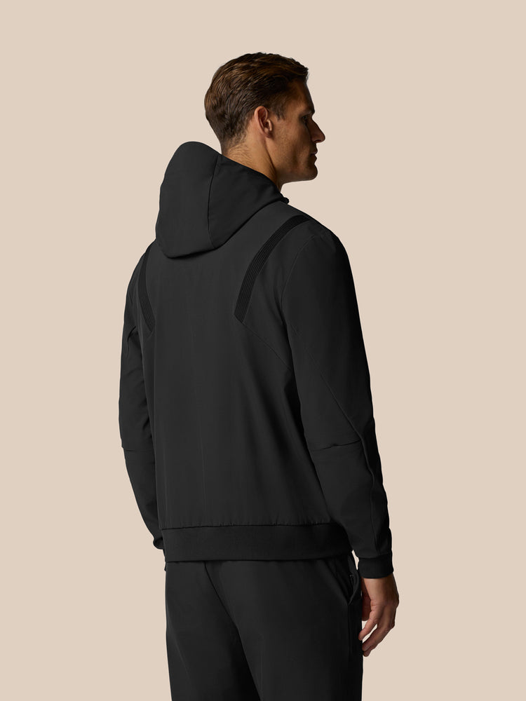 Men's Golf Performance Hoodie - Black/Alloy