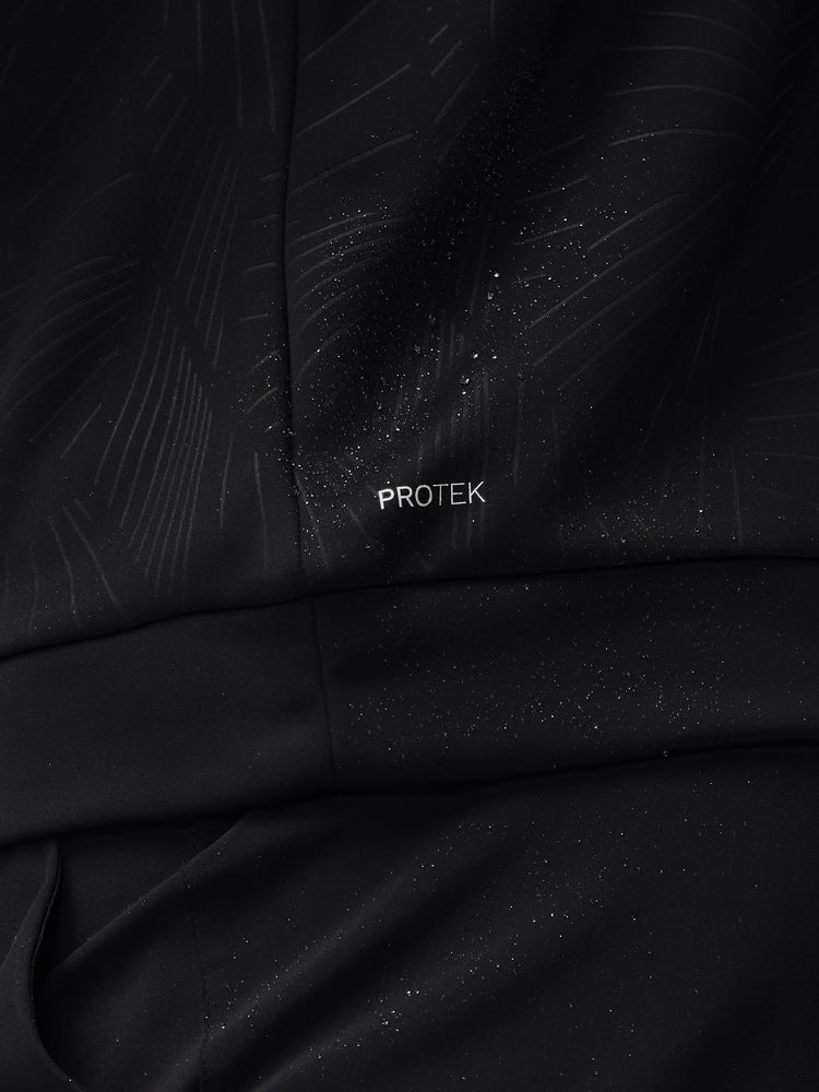 Golf Club Classic 1/4 Zip Debossed Top - Black