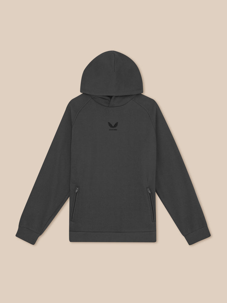 Men's Adapt Long Sleeve Cotton Fleece Hoodie - Gunmetal