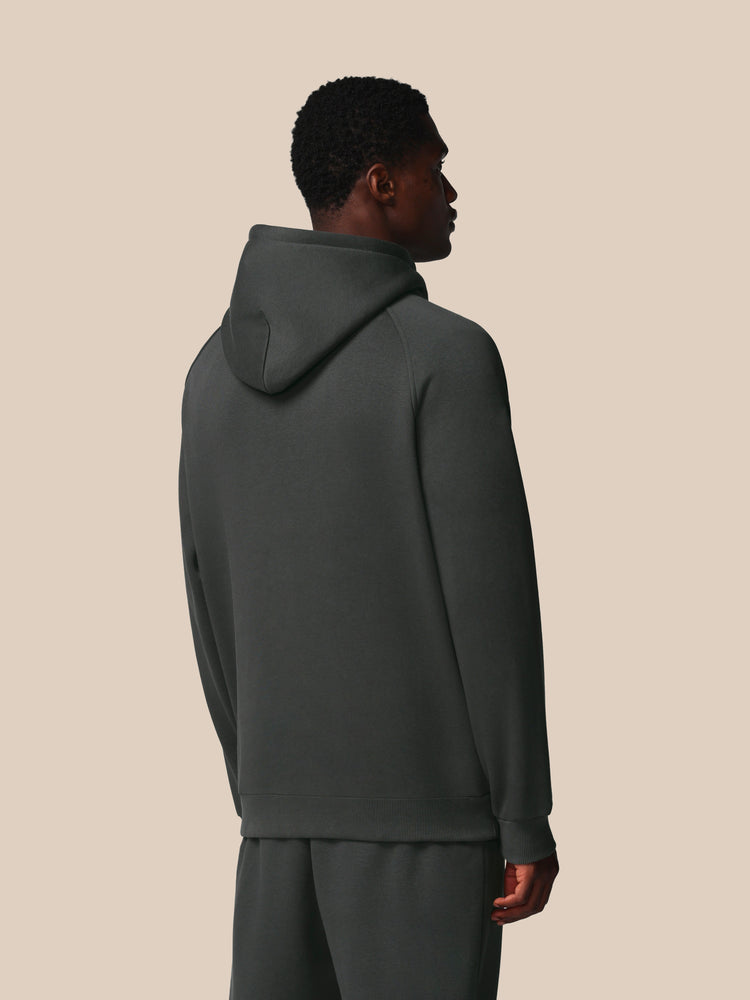 Men's Adapt Long Sleeve Cotton Fleece Hoodie - Gunmetal