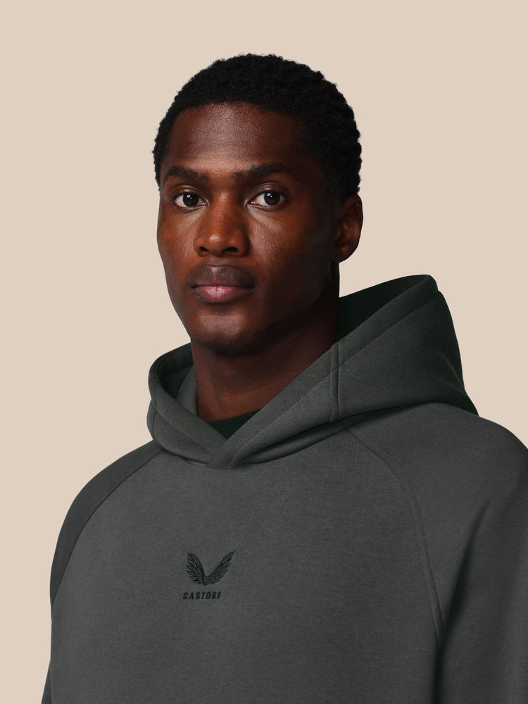 Men's Adapt Long Sleeve Cotton Fleece Hoodie - Gunmetal