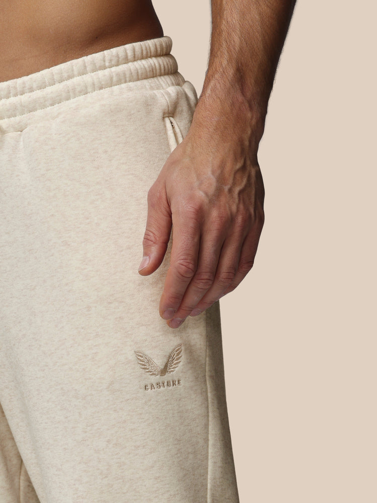 Men's Adapt Cotton Fleece Joggers - Oatmeal Marl