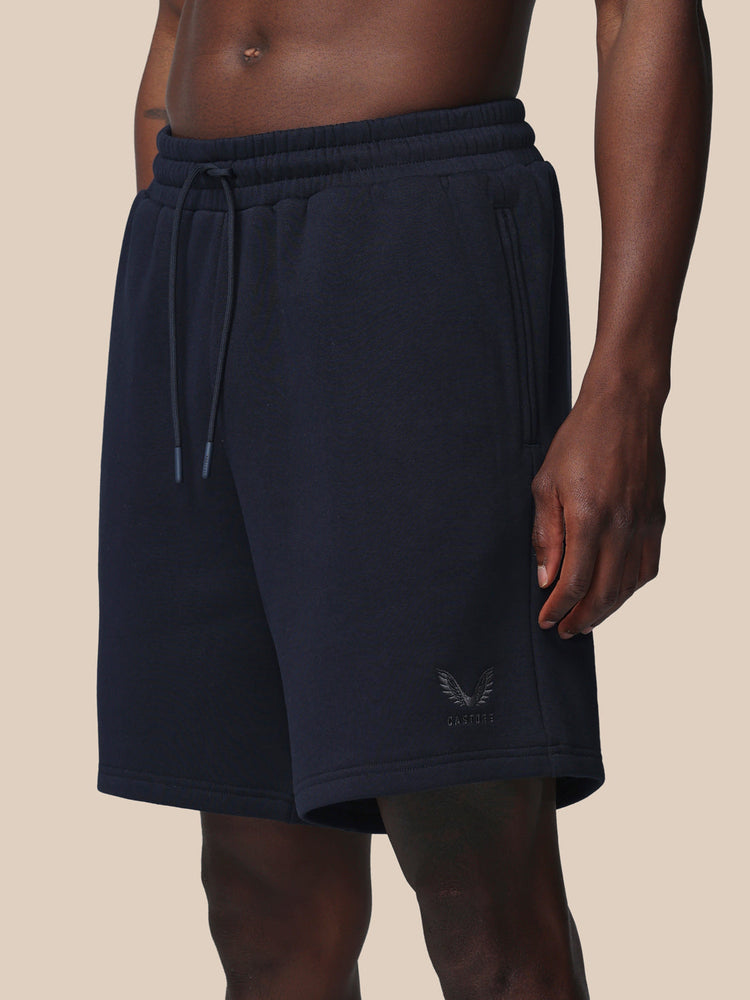 Men's Adapt Cotton Fleece Shorts - Navy