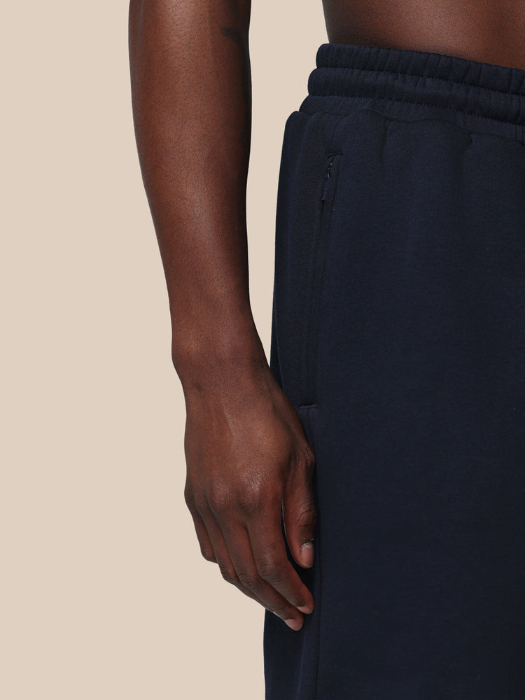 Men's Adapt Cotton Fleece Shorts - Navy