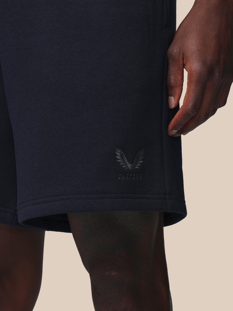 Men's Adapt Cotton Fleece Shorts - Navy