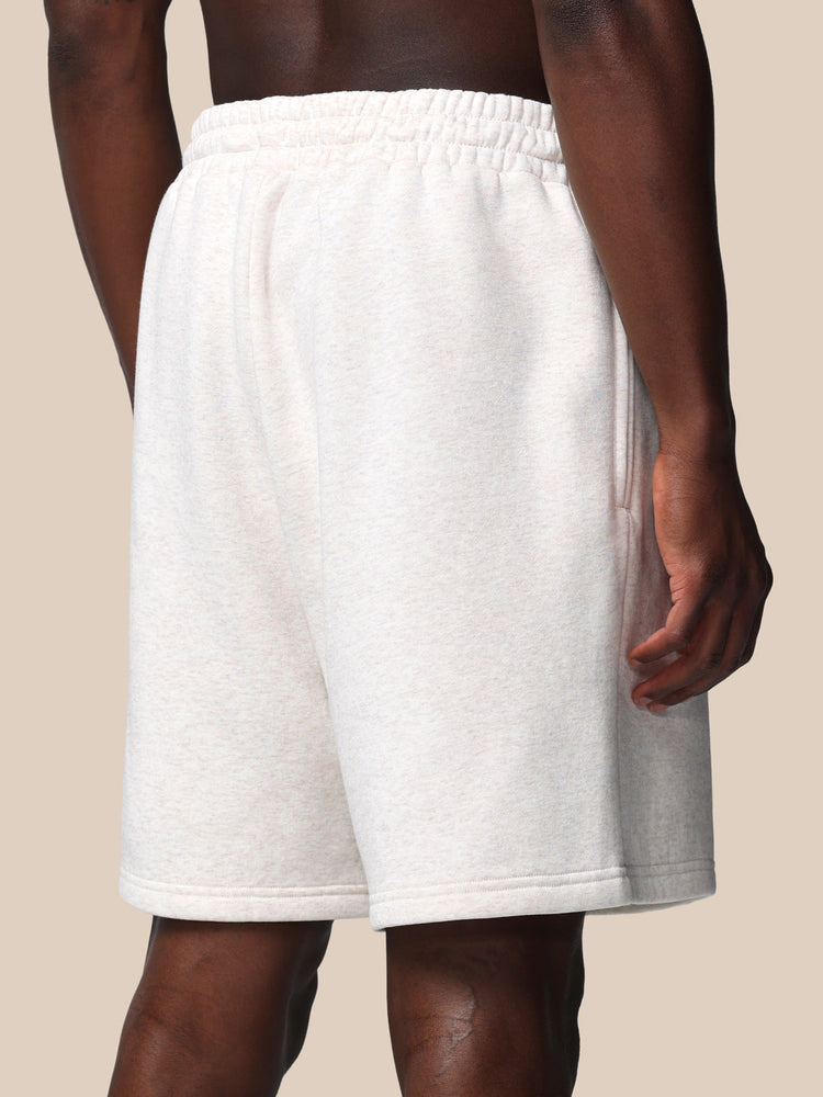 Men's Adapt Cotton Fleece Shorts - Oatmeal Marl
