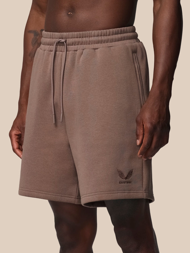 Men's Adapt Cotton Fleece Shorts - Deep Taupe