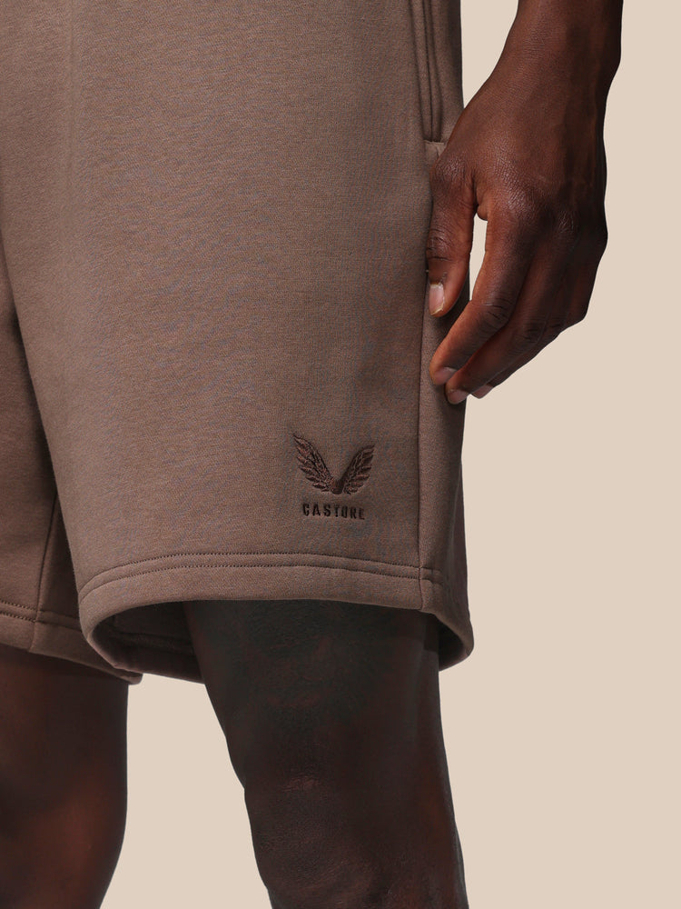 Men's Adapt Cotton Fleece Shorts - Deep Taupe